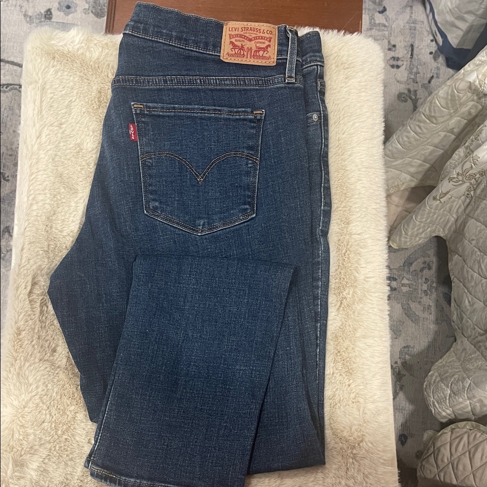 Levi's Women's Dark Blue Straight Leg Jeans #2